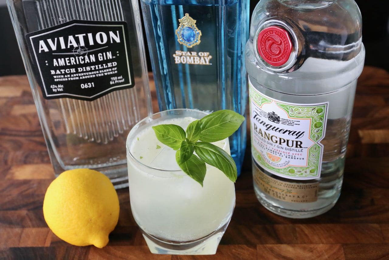 Gin Basil Smash Cocktail Drink Recipe dobbernationLOVES