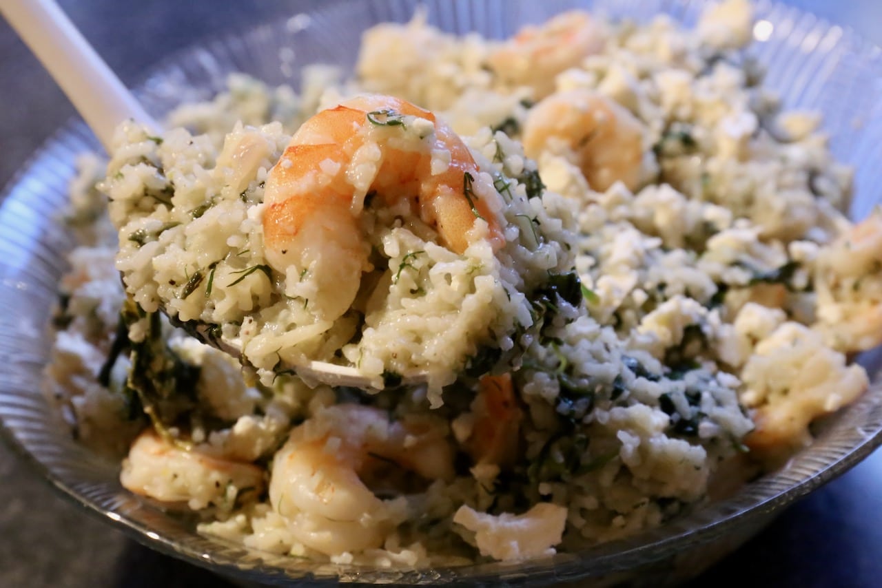 Spanakorizo Greek Spinach Rice Recipe With Shrimp