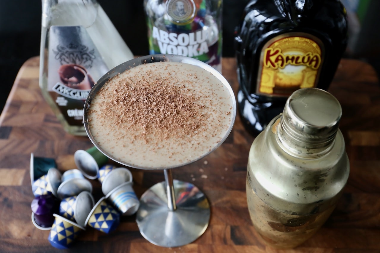 Chocolate Kahlua Espresso Martini Cocktail Drink Recipe