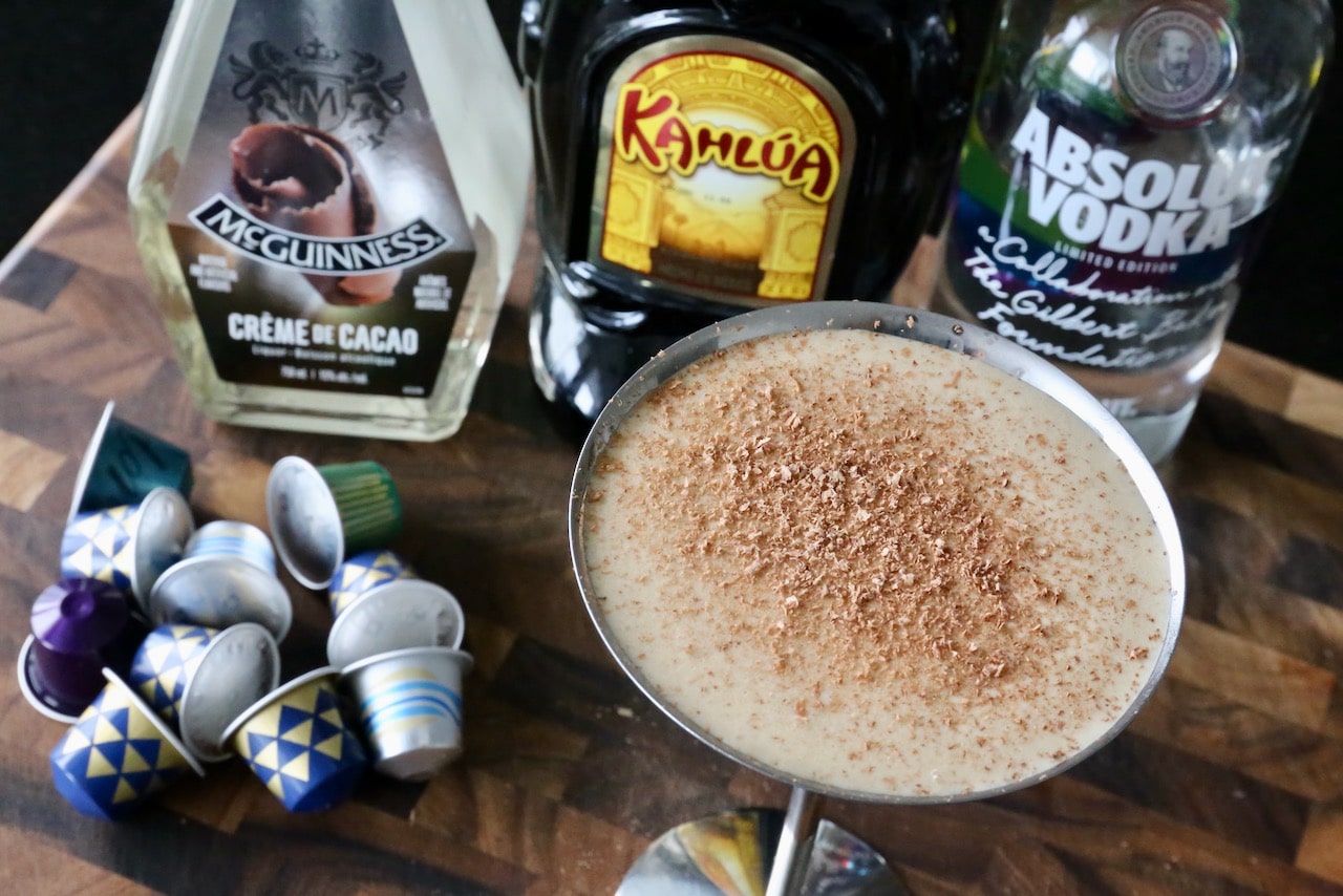 Chocolate Kahlua Espresso Martini Cocktail Drink Recipe