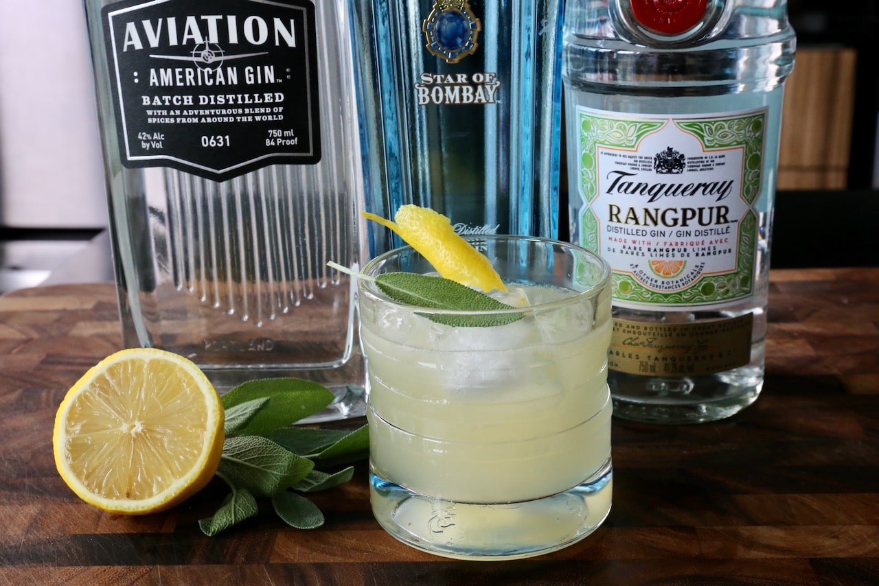 Fresh Sage Gin Cocktail Drink Recipe dobbernationLOVES