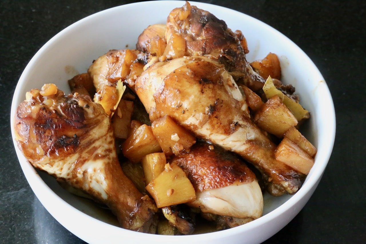 Filipino Pineapple Chicken Adobo Recipe dobbernationLOVES