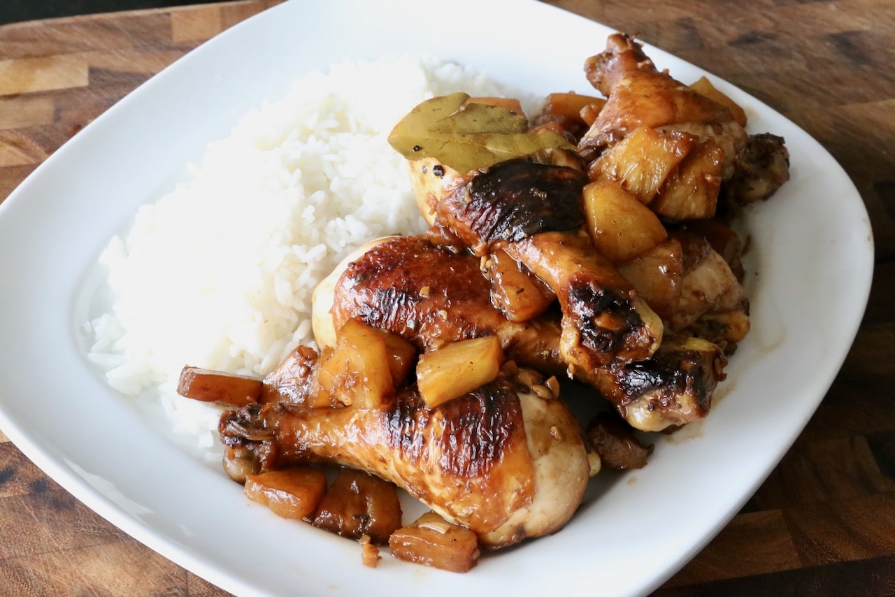Filipino Pineapple Chicken Adobo Recipe dobbernationLOVES