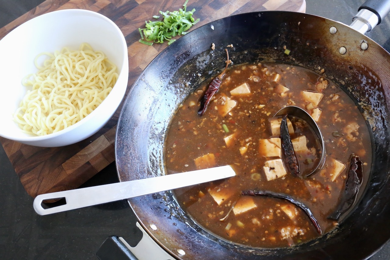 Mapo Tofu Ramen Noodle Bowl Recipe (Mabo Ramen) dobbernationLOVES