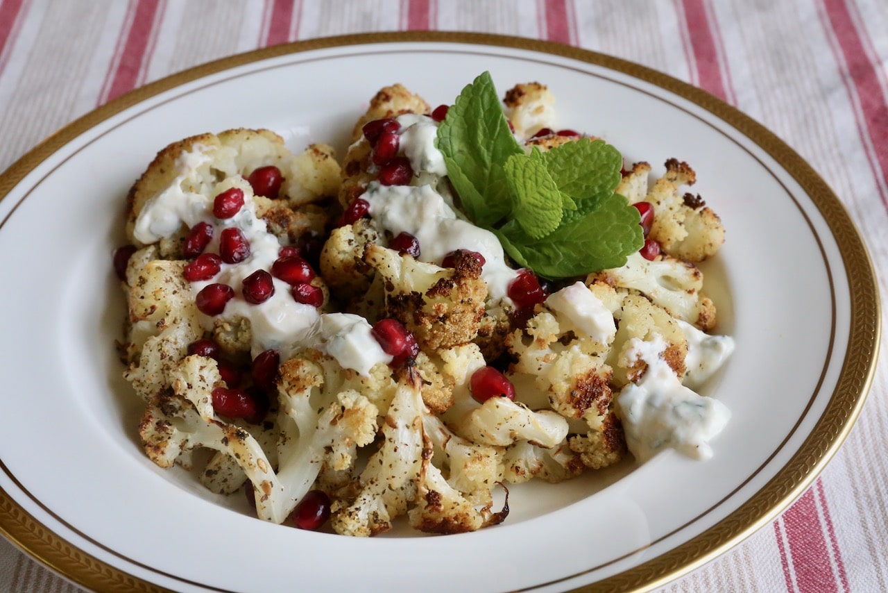Healthy Oven Roasted Lebanese Cauliflower Recipe