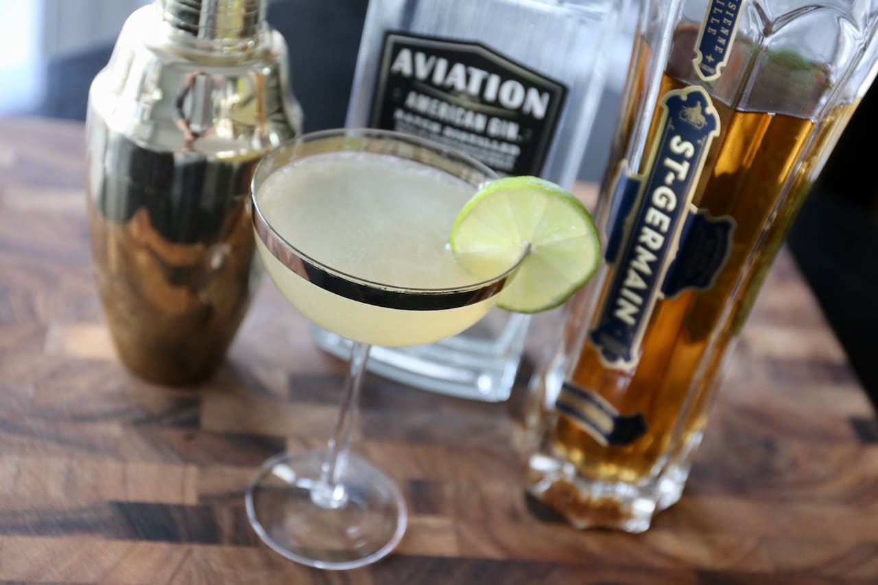 French Gimlet St Germain Elderflower Gin Cocktail Recipe