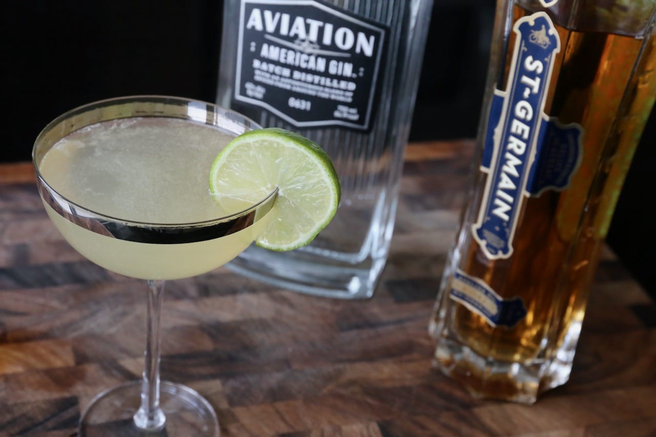 French Gimlet St Germain Elderflower Gin Cocktail Recipe