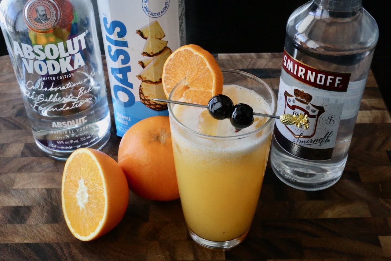 Pineapple Screwdriver Cocktail Drink Recipe dobbernationLOVES