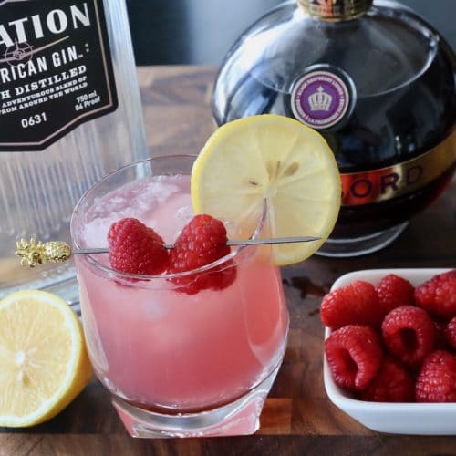 Chambord Raspberry Bramble Cocktail Drink Recipe