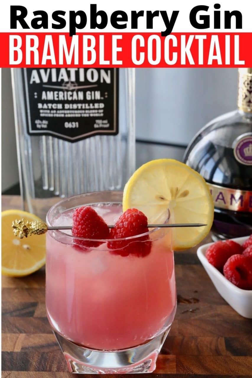 Chambord Raspberry Bramble Cocktail Drink Recipe