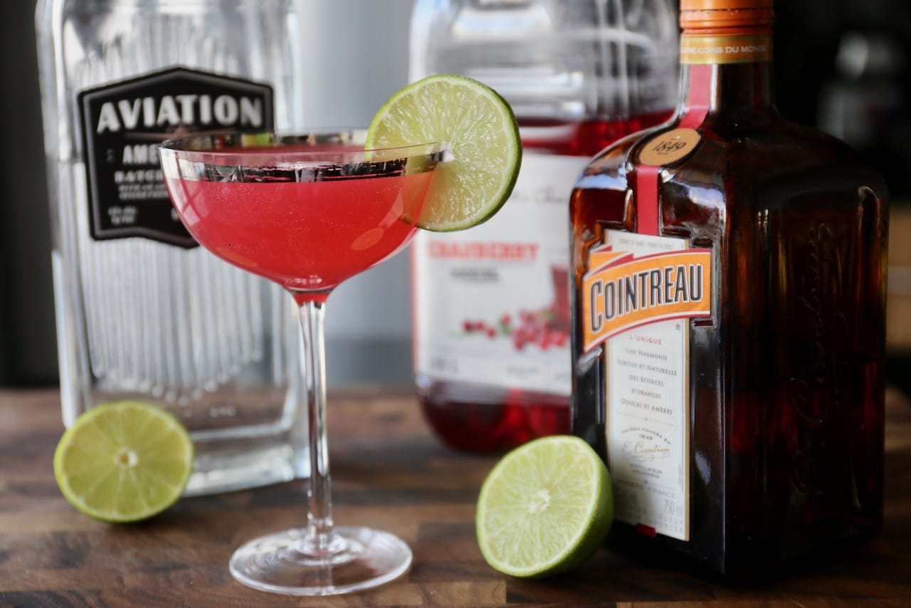 Gin "Cosmo" Cosmopolitan Cocktail Drink Recipe