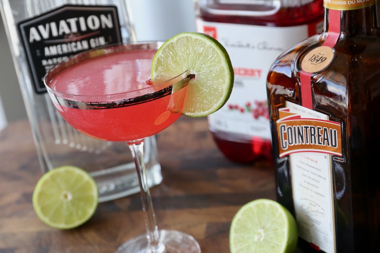 Gin "Cosmo" Cosmopolitan Cocktail Drink Recipe