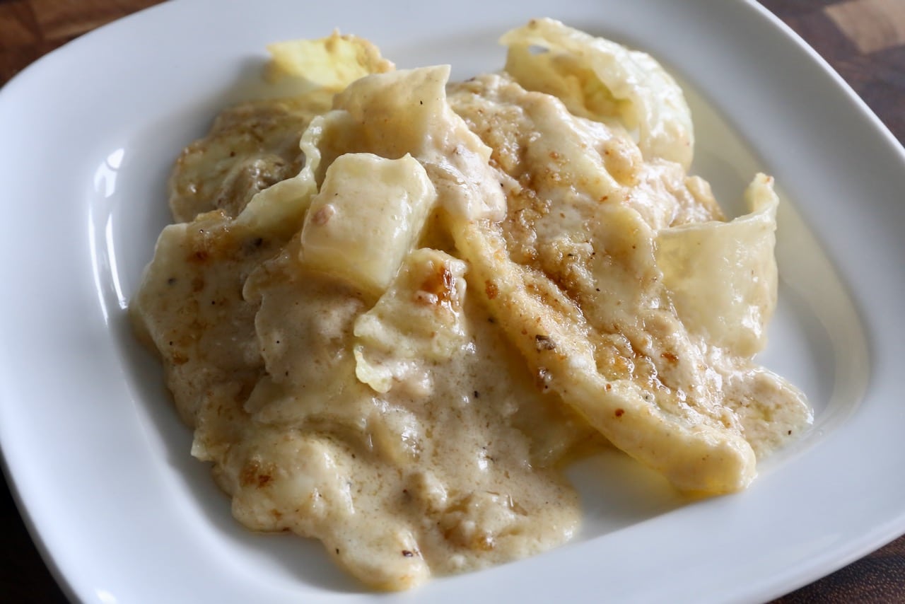 Vegetarian Baked Cabbage with Cheese Casserole Recipe dobbernationLOVES