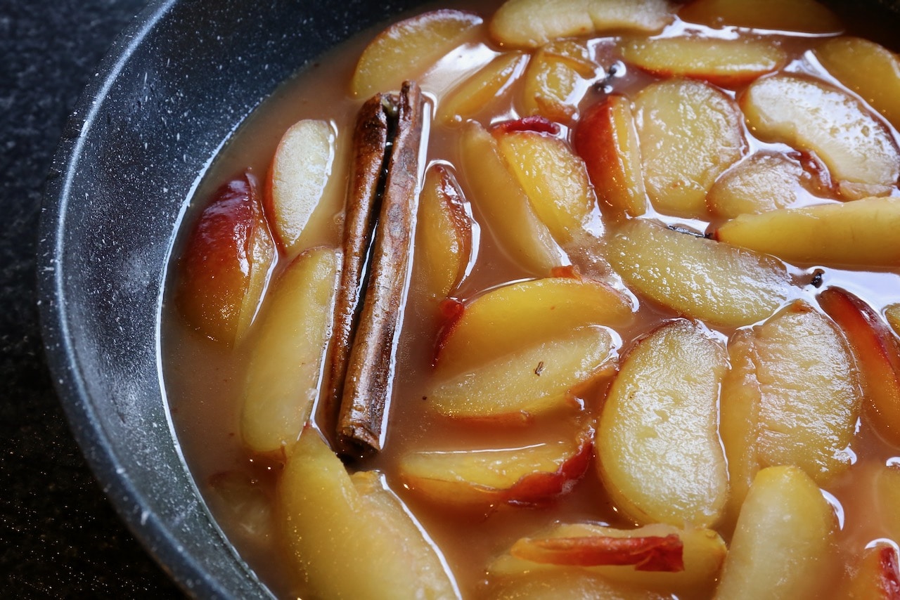 Spiced Poached & Stewed Plum Compote Recipe