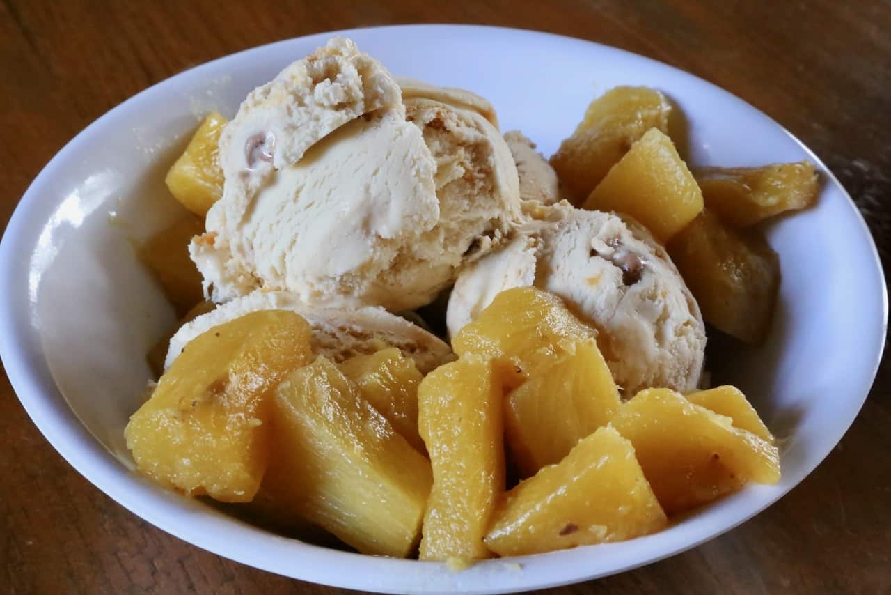 Spiced Poached & Stewed Pineapple Compote Recipe dobbernationLOVES