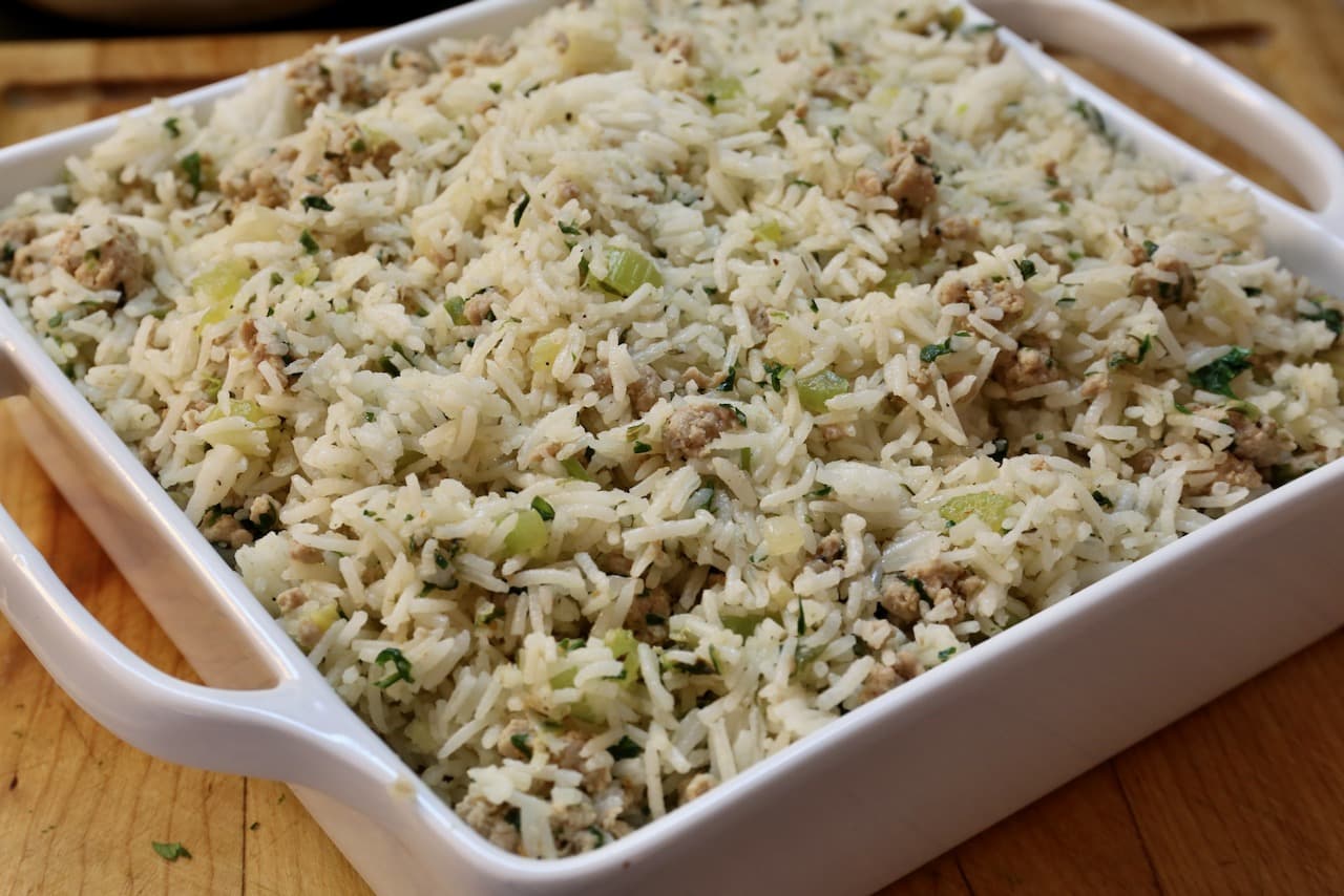 Louisiana Dirty Cajun Rice Dressing Recipe dobbernationLOVES