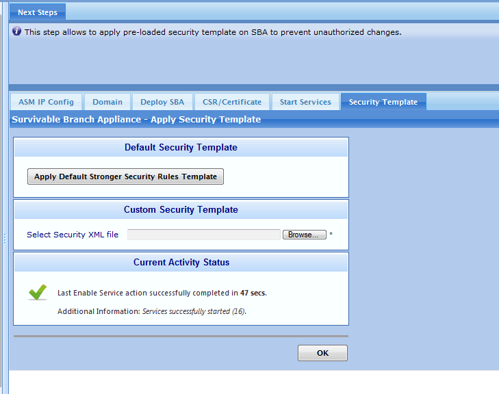 Walkthrough of NET UX1000 Survivable Branch Appliance setup for Lync