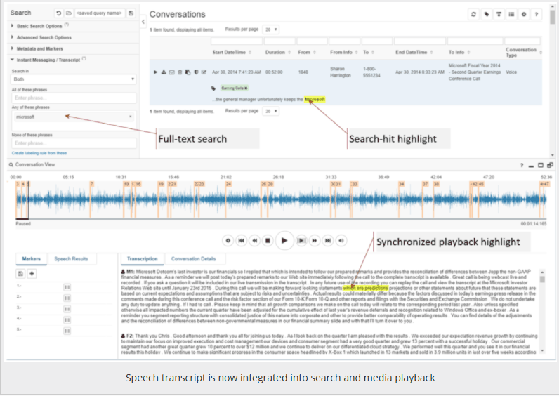 Verint Verba 9 offers Skype for Business contact list filtering, blocking and chaperone features