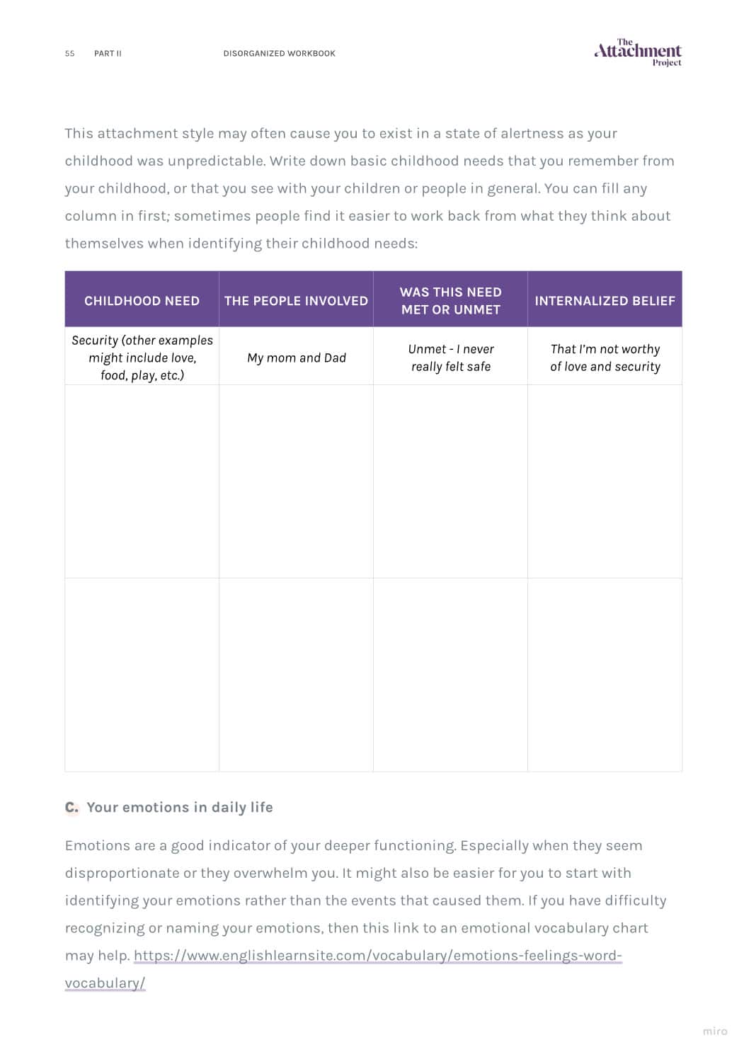 Attachment Workbook PDF Attachment Project