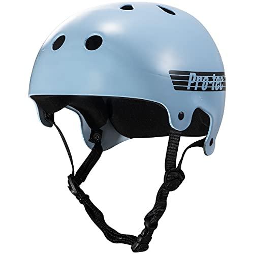ProTec Old School Skate Helmet Gloss Baby Blue Switch and Signal