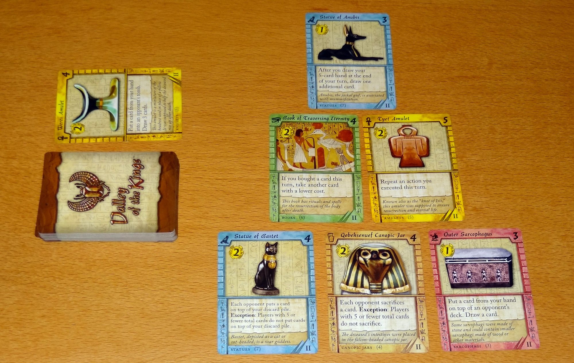 Valley of the Kings A Minimalist DeckBuilding Game GeekDad