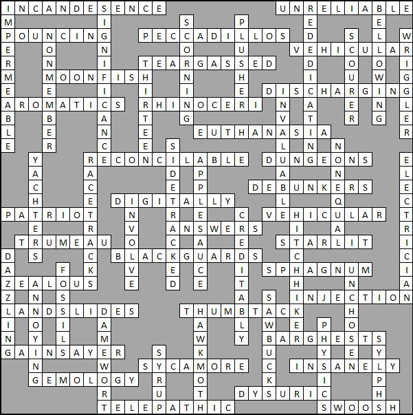 GeekDad Puzzle of the Week Solution 99 Word Grid GeekDad
