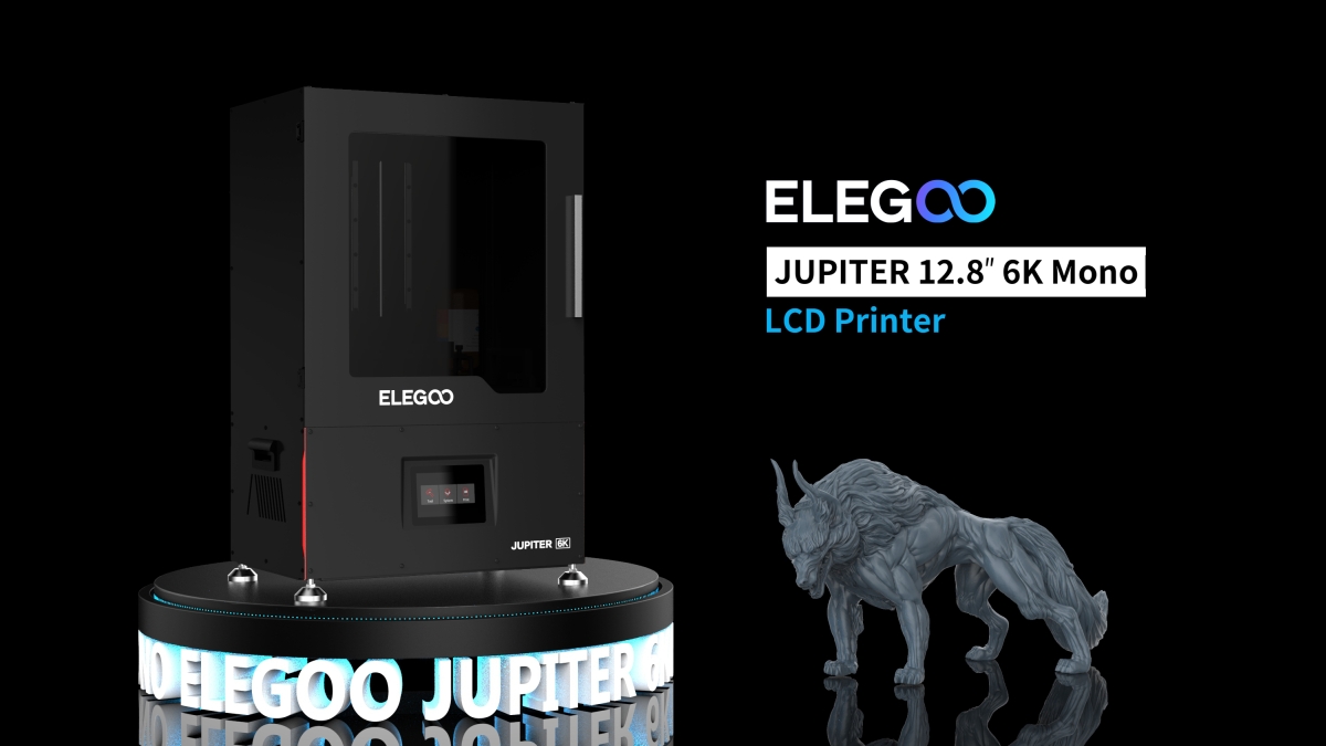 GeekDad Adventures in 3D Printing Kickstarter Alert The ELEGOO Jupiter 12.8″ 6K 3D Printer