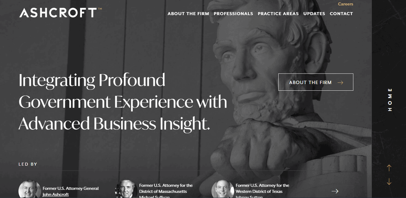 Ashcroft Law Firm AwardWinning Law Firm site Design by from