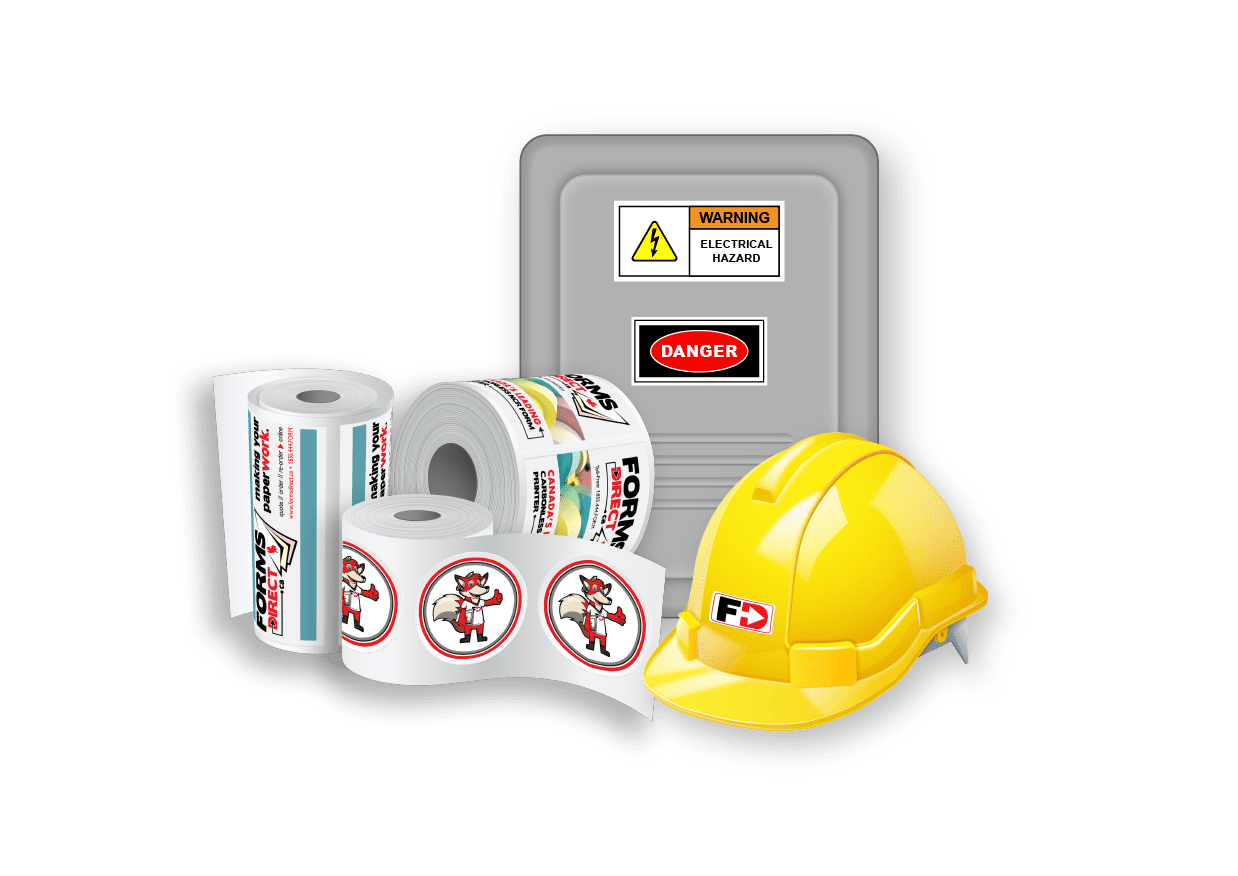 Heavy Duty Vinyl Stickers Forms Direct