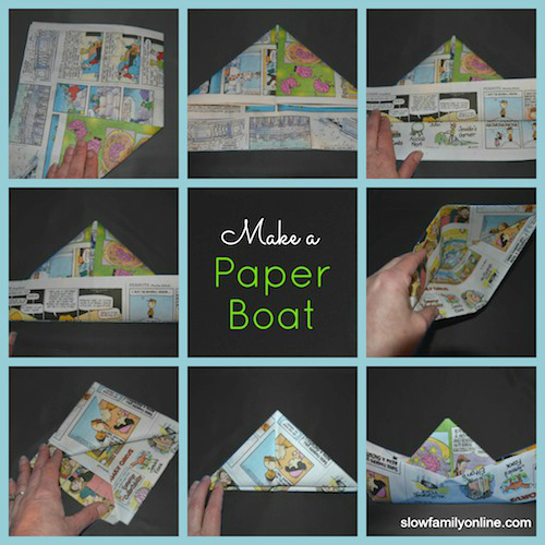 How to Make a Paper Boat Slow Family