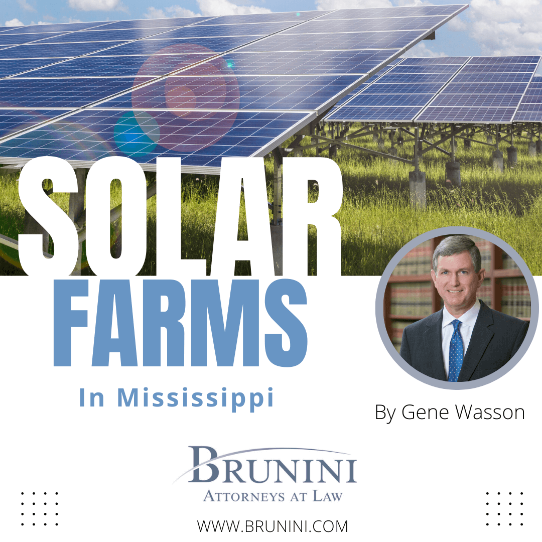 Solar Farms in Mississippi Brunini Law