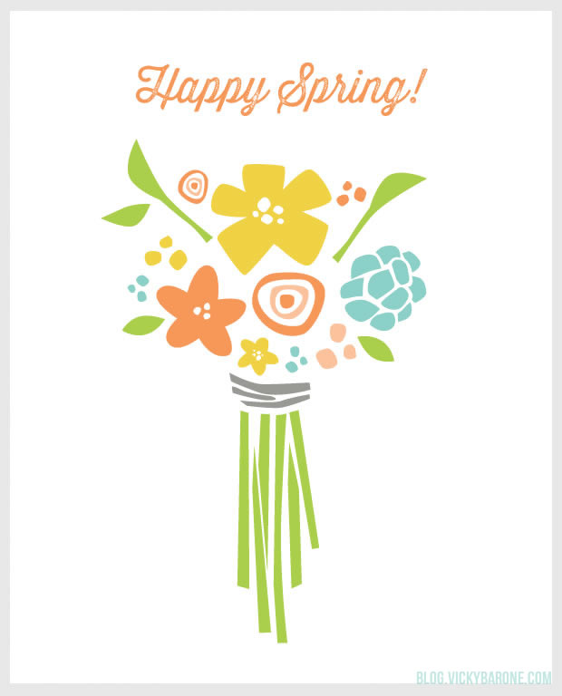 Happy First Day of Spring! Vicky Barone