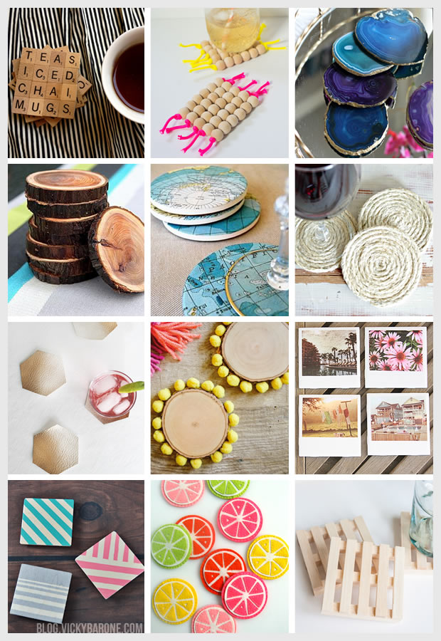 Things I Love DIY Coasters Vicky Barone