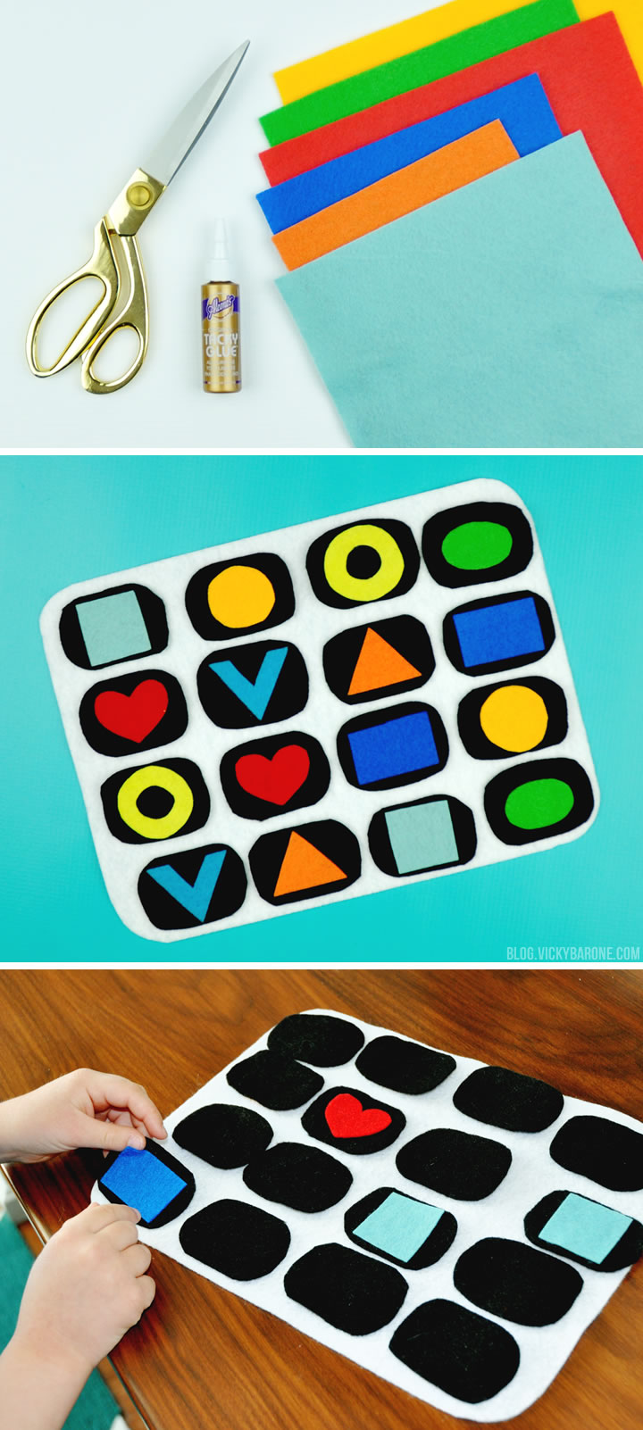 DIY Felt Memory Game Vicky Barone