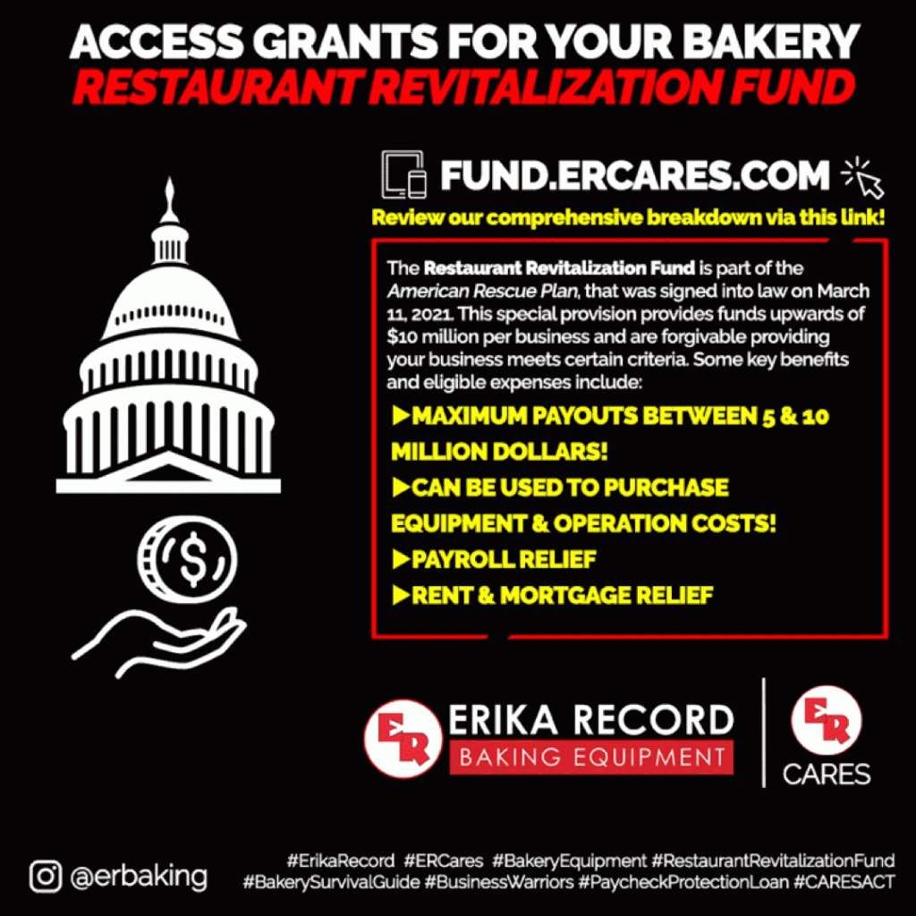 Bakeries & the Restaurant Revitalization Fund Bakery Grants Overview