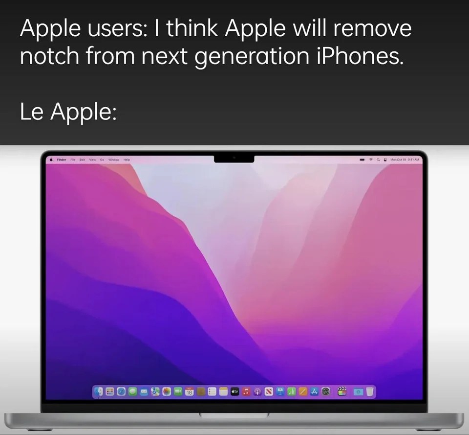 Top 10 MacBook Pro Notch Memes That Mock The New Design