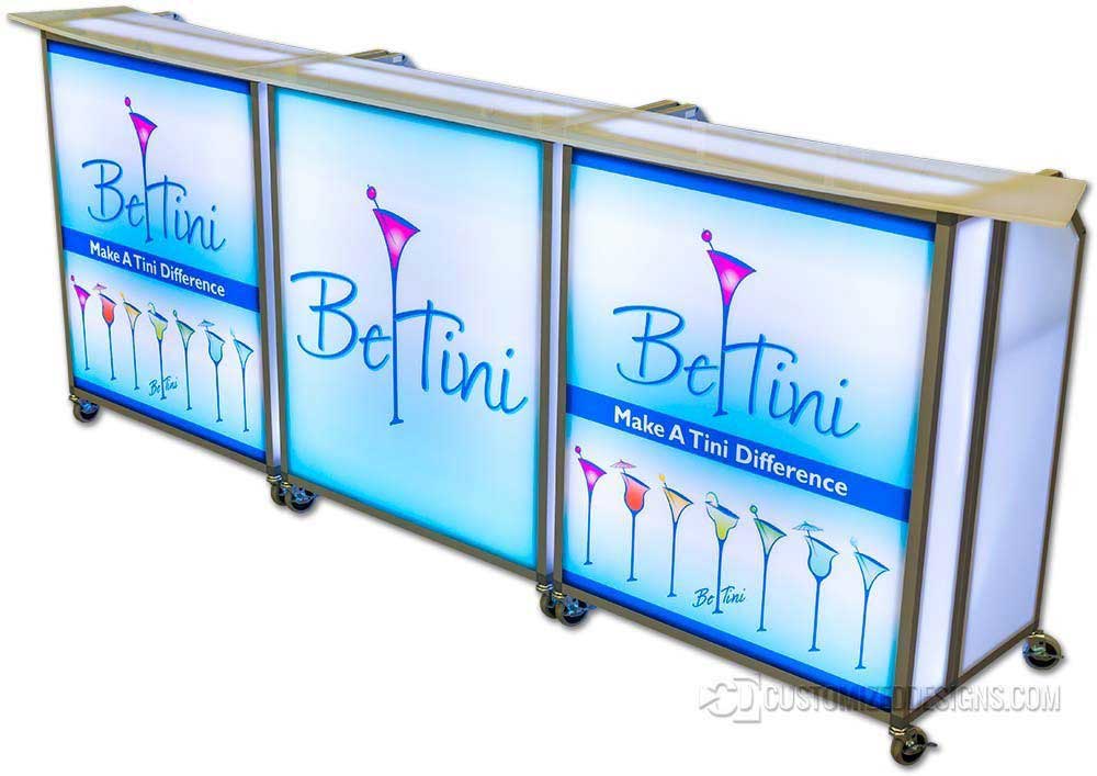 Mini Portable Bar w/ Custom Bar Tops Portable Bars Products & Ideas
