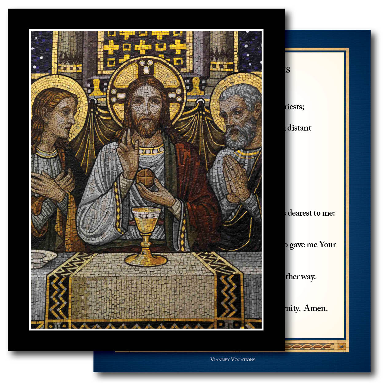 Daily Prayer for Priests Card (set of 50) Vianney Vocations