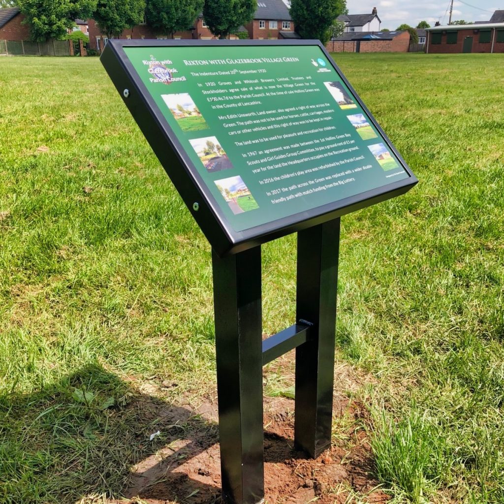 DMC Lecterns For Rixton With Glazebrook Village Green Notice Boards