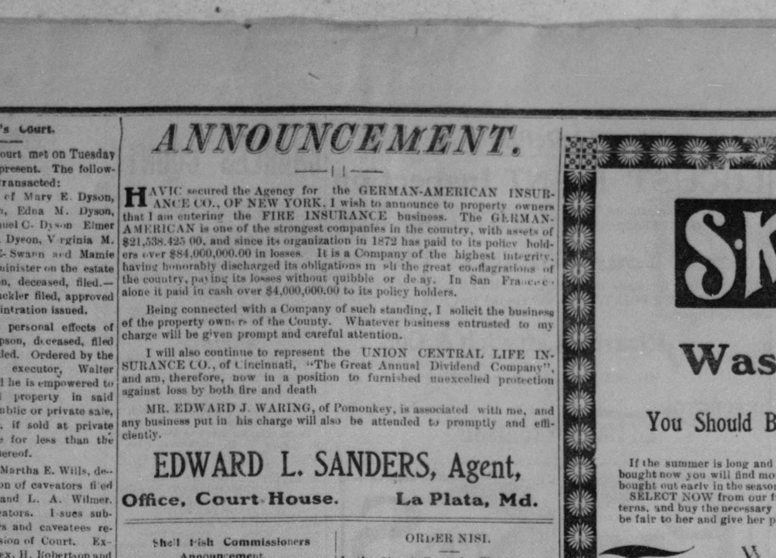 An Independent Insurance Agency Treating Clients Like Family Edward L. Sanders Insurance