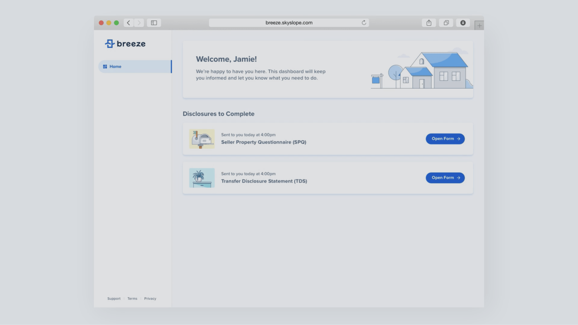 Breeze through Oregon Disclosures SkySlope Real Estate Transaction
