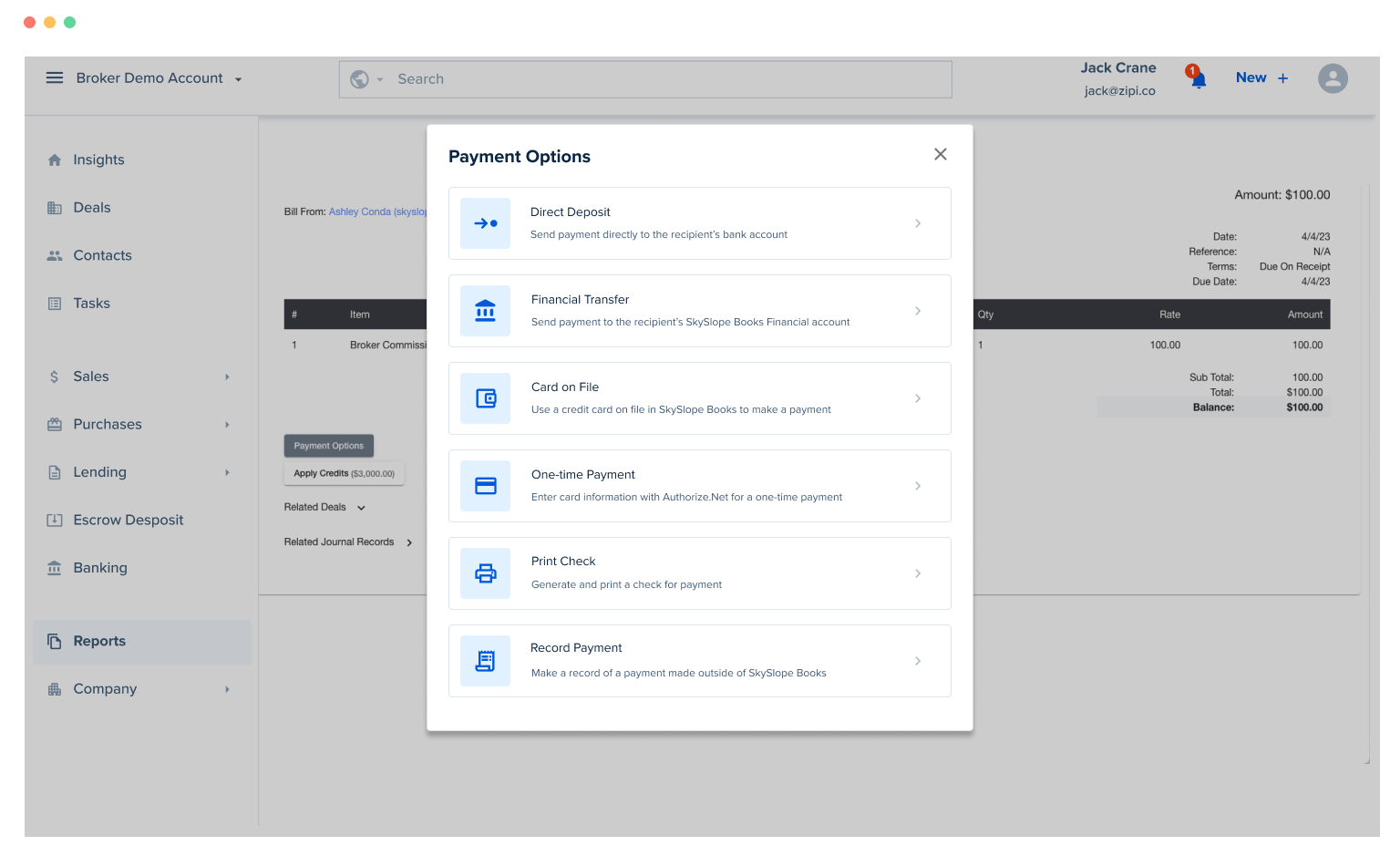 Efficient Real Estate Accounting Books by SkySlope