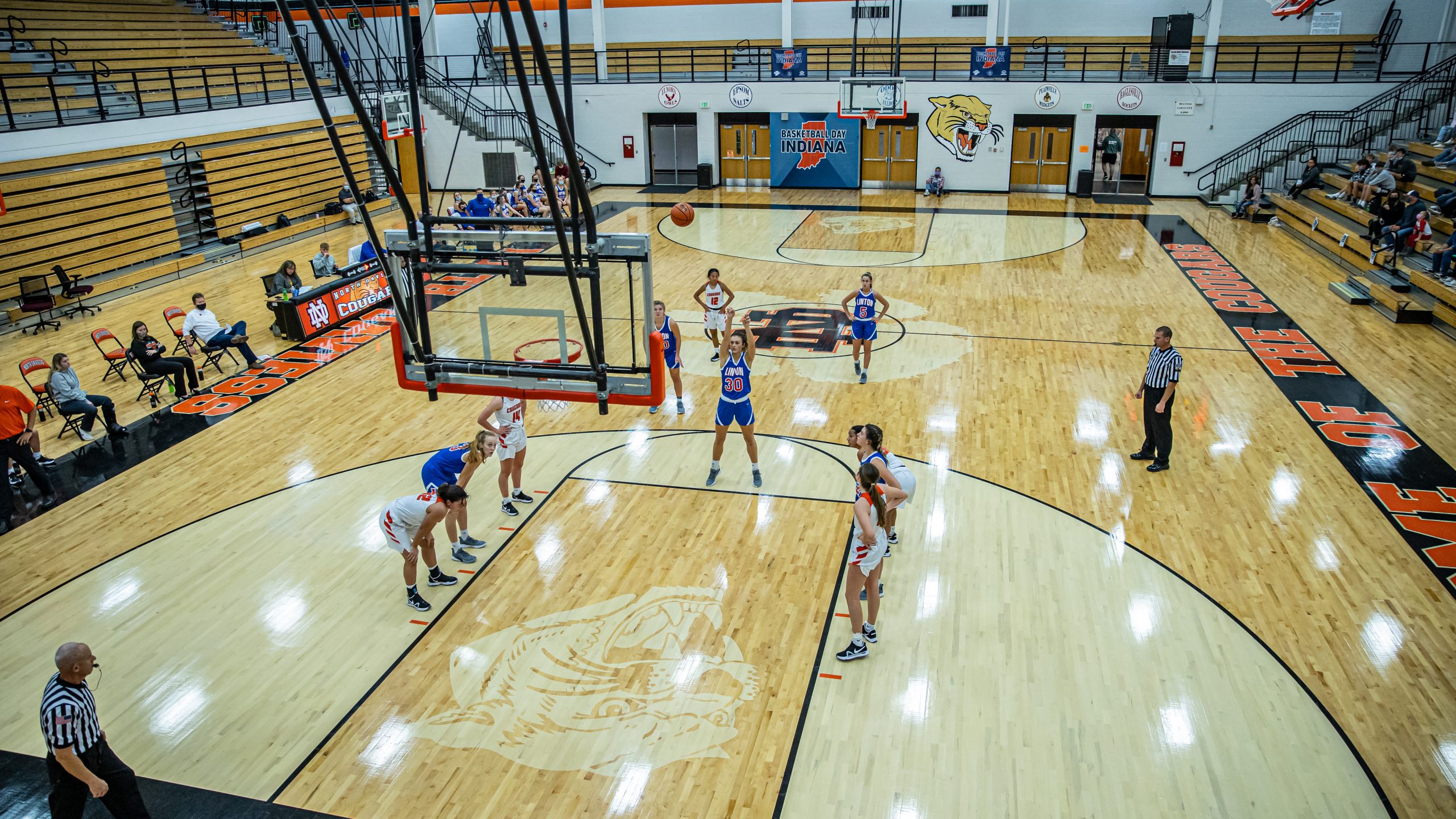 Photo highlights of Linton at North Daviess Girls Varsity Basketball