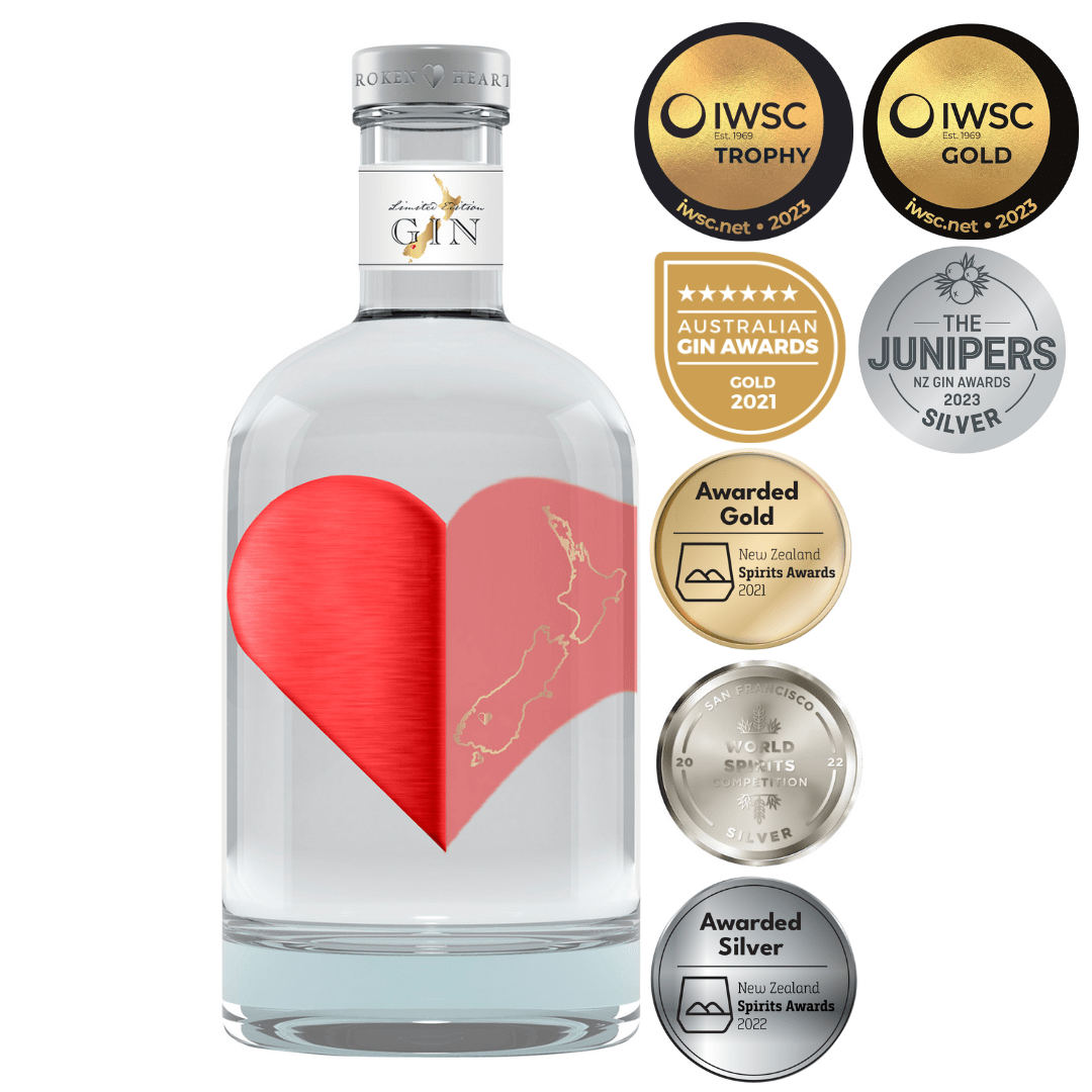 Queenstown Edition Premium Gin 700ml Broken Heart Spirits