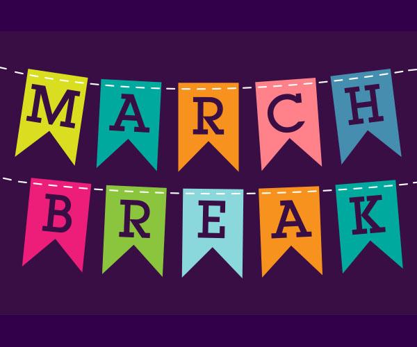 Make the Champlain Library your destination for March Break! The