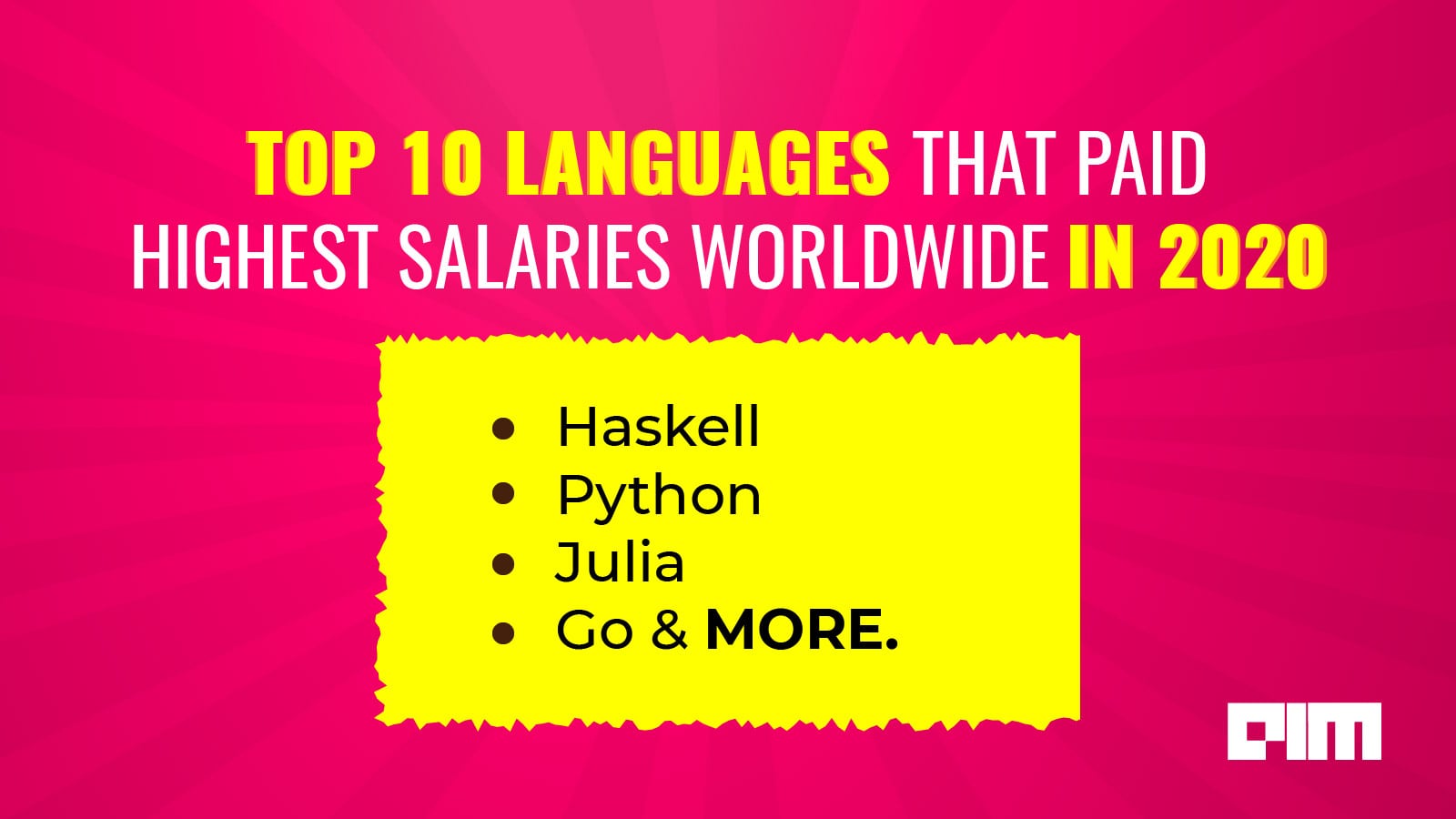 Top 10 Languages That Paid Highest Salaries Worldwide In 2020