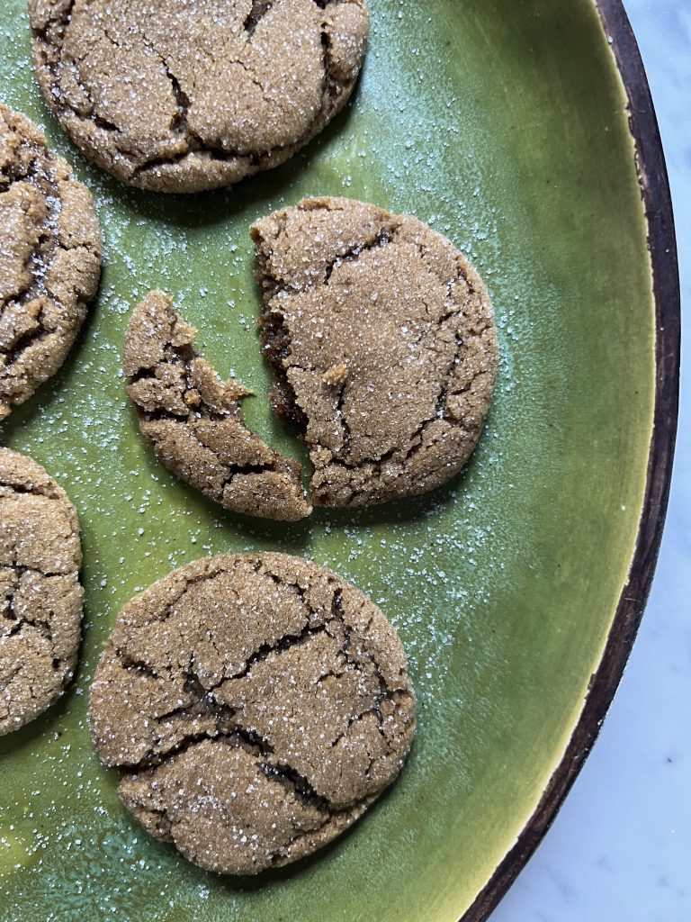PassAlong Molasses Cookies Bake it Write