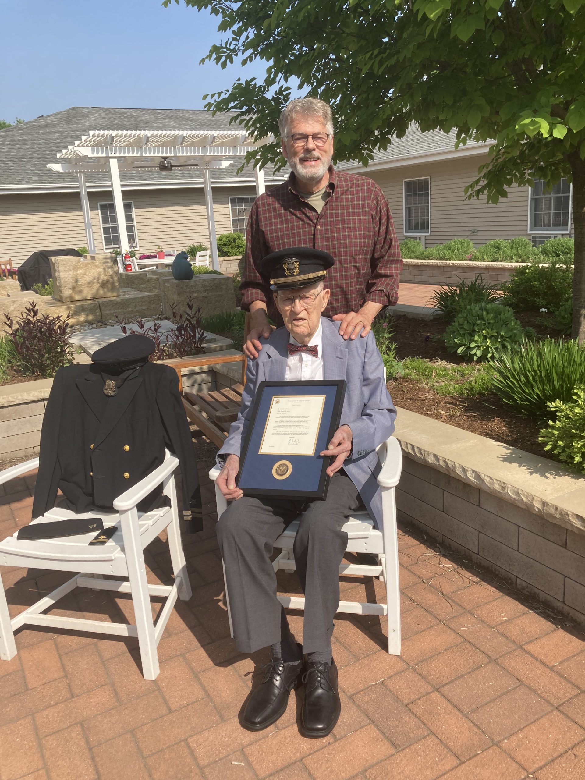 Resident Don Johnson Honored by VA with Special Recognition MethWick