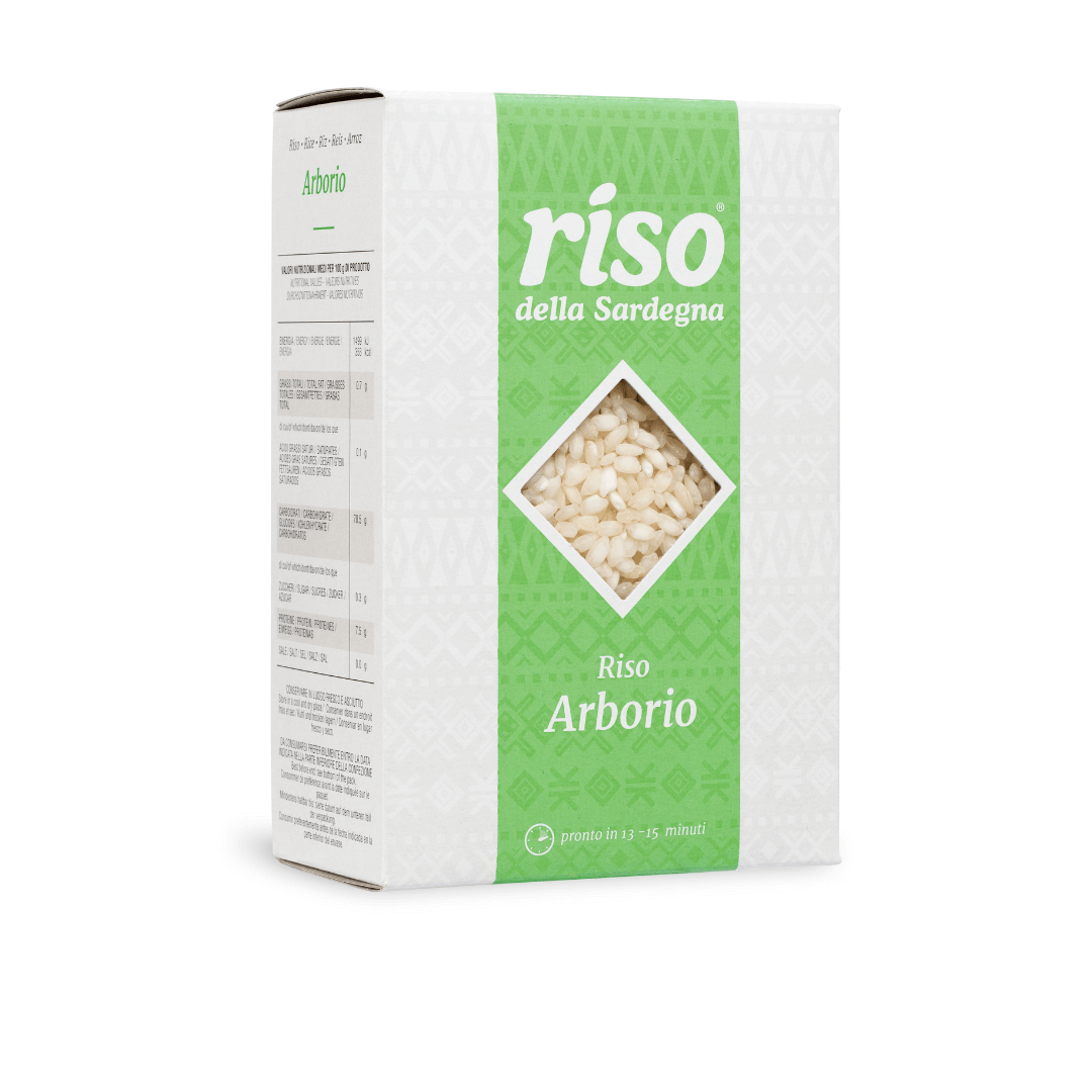 Arroz Arborio Italiano Riso della Sardegna 500g Shopping Distribuidora