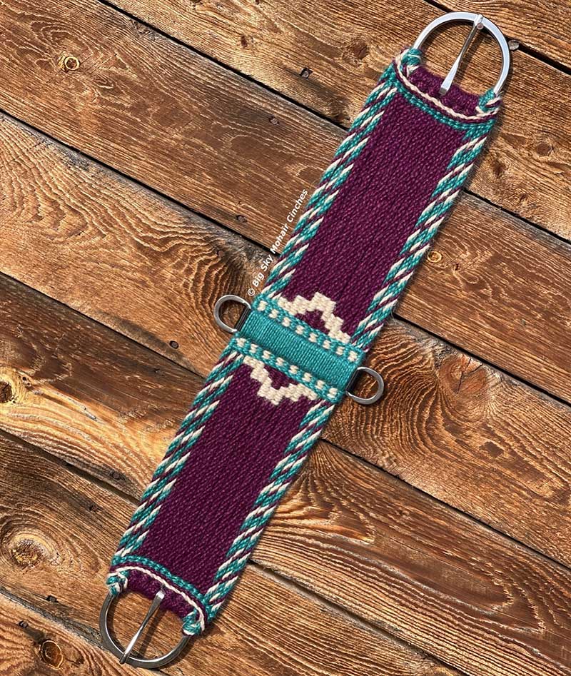 Mohair Straight Cinches Custom Mohair Cinches Mohair Tack